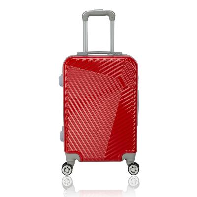 China High Quality& Reasonable Price Made In China Factory 3 Pieces PVC Luggage Suitcase Trolley Hand Case With High Quality For Traveling for sale