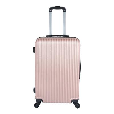 China Cheap Long Distance Travel Luggage Sets Fit Ladies Carry On Luggage ABS 3 Piece Hard Case Suitcase for sale