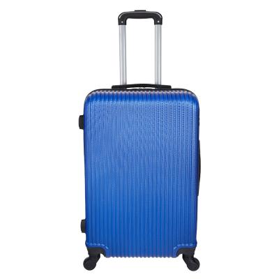 China Classic Bottom Travel Design ABS 3 Piece Trolley Luggage Set Carry On Hard Trolley Luggage for sale