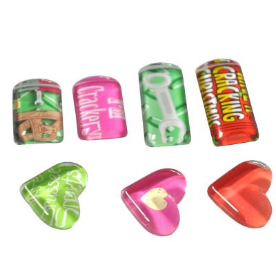 China Shape Personalized Kitchen Decor Gifts Many Kinds Of Shape Crystal Glass Fridge Magnet for sale