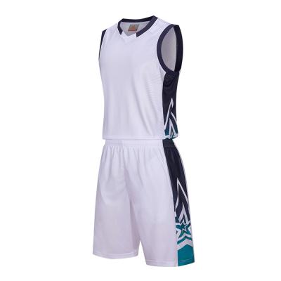 China Breathable Medium And High End Vest Printed Male Competition Uniform Adult Basketball Costume Set And Female Student Basketball for sale