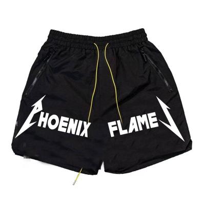 China 2022 Mens Solid Color Sports Breathable Polyester Shorts Wholesale Double Layer Striping Pockets Summer Gym Basketball Jogger Abbreviation Men for sale