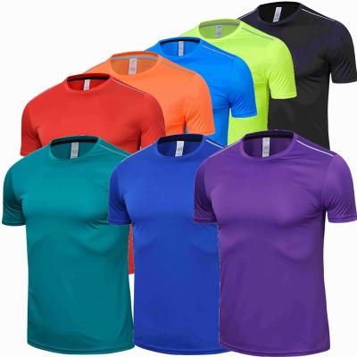 China custom high quality Anti-wrinkle spandex men women kids running quick dry fitness t-shirt sports training shirt tops for sale