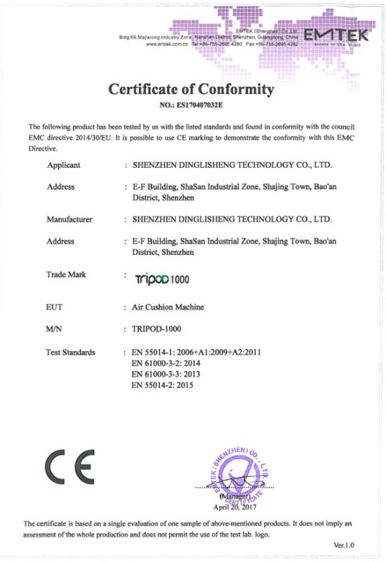 EMC - Shenzhen Dinglisheng Technology Co., Ltd.