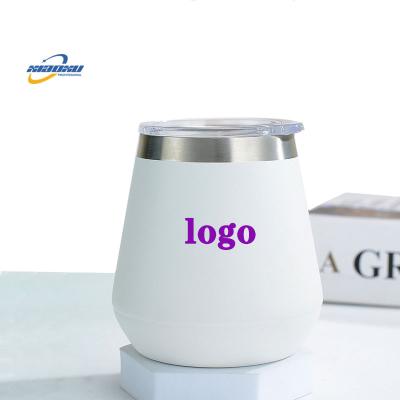 China Xiaoxu 500ml Viable Custom Logo Flip Lid Double Wall Insulated Stainless Steel Reusable Coffee Mug With Lid for sale