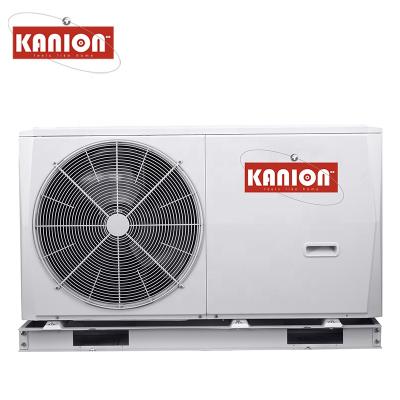 China Hotel European Standard Mono Source R32 Gas Air Source Heat Pump AC Water Heater for sale