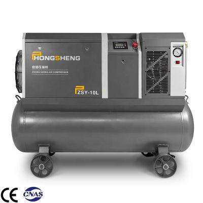 China Lubricated Portable Electric High Quality Indusr Compressor With Air Dryertrial Screw Customizable Fine Portable Air Compressor Ai for sale