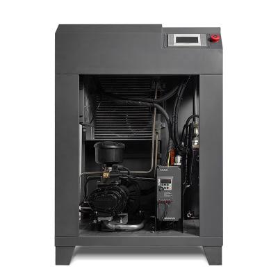 China Lubricated Screw Machines Stationary Air-compressors Electric Compressor Industry 7.5kw 10hp  Engine Air Compressor for sale