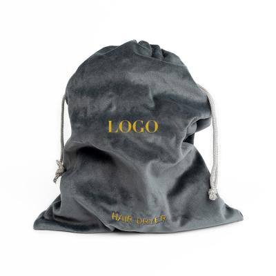 China New Arrival Best Price Recyclable Hotel Use Drawstring Bag Eco-friendly Velvet Customized Velvet for sale