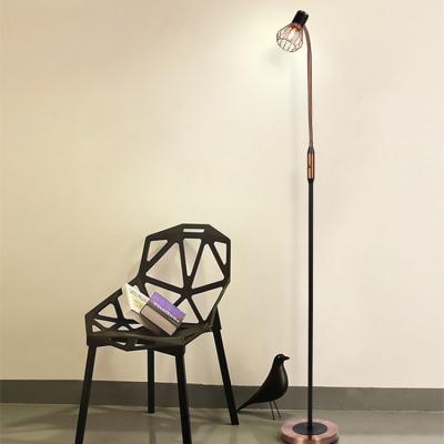 China Modern iron bedside table lamp home hotel led bedside reading lamp metal floor lamp for sale