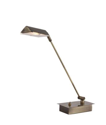 China European wholesale brass lamp holder antique banker desk table lamp/vintage desk lamp for sale