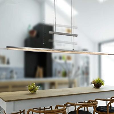 China Modern Living Room/Dining Room/Bedroom Designer Linear Light Pendants Long Led Desk Pendant Light Lamp for sale