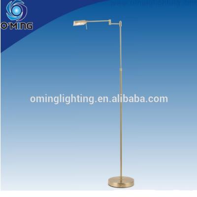 China Wholesale Antique Matte Brass Adjustable Swing Arm Floor Lamp/LED Pharmacy Floor Lamp EUROPEAN for sale