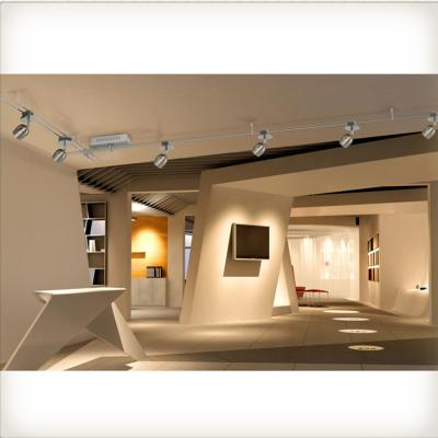 China Hotel lobby art decor light fixture indoor home multiple bulb long ceiling lamp led track light rail, gu10 led track spot light for sale