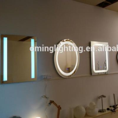 China Alibaba Hot Sale Stereoscopic Touch Switch Bathroom Mirror With Lights Led Dressing Table Mirror Light for sale