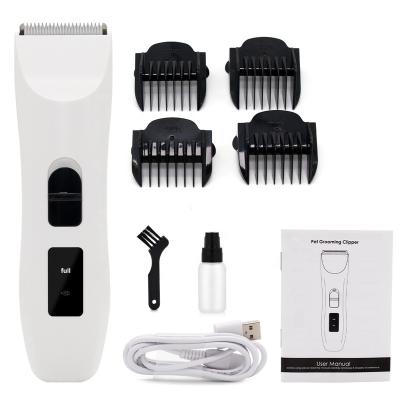 China Viable Small Medium Professional Rechargeable Pet Clipper Dog Hair Trimmer for sale