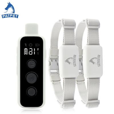 China Viable Dog Accessories Pet Remote Dog Training Electric Barrier Collar Anti Bark Training Products Shock Collar for sale