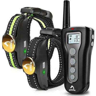 China Durable Reliable Waterproof Rechargeable Collar 1000Ft Rechargeable , Dog Pet Dog Training Training Collar for sale