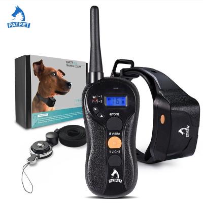 China High Quality Sustainable Made In China Remote Electric 600 Meters Stop No Shock Dog Training Collar With LCD Display for sale