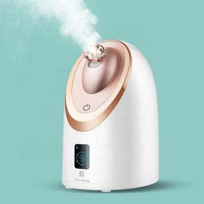 China New LCD DEEP CLEANING Steamer Hot And Cold Steamer With Smart Technology 6 Modes Customizable Aroma Beauty Facial Steamer for sale