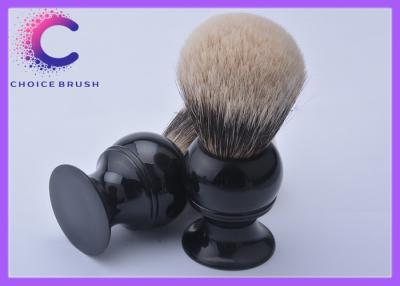 China 2 Band Shaving Brush badger hair knots,shaving brush,make up brush black handle brush for sale