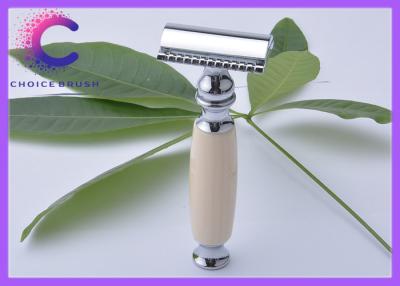 Κίνα Νέο διπλό ξυράφι Ivory Handle de Safety Razor ασφάλειας ακρών χωρίς λεπίδες προς πώληση