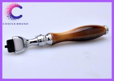 China Stainless + acrylic mach 3 razor handles Ox horn color for promotional for sale