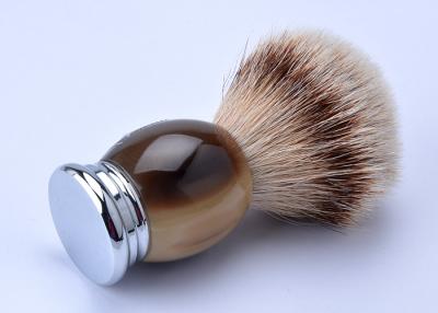 China Deluxe men's grooming Silvertip Badger Shaving Brushes with OEM logo for sale