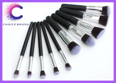 China Soft  hair 10 piece makeup brush sets synthetic essential kit with  Personalized custom logo for sale