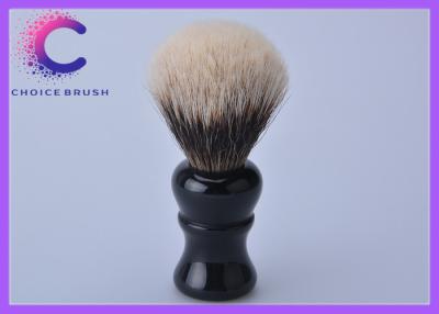 China Black resin handle cleaning shaving brush for men 27 * 107mm for sale