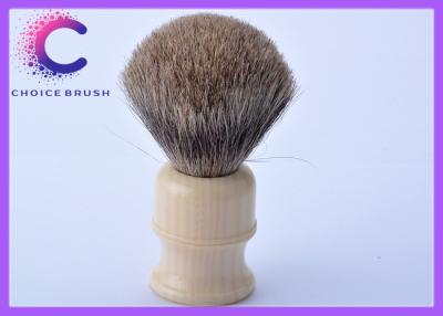 China Fuax ivory handle pure badger hair shaving brush male grooming products for sale