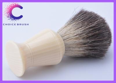 China Black best silvertip badger shaving brush with special ivory handle for male for sale