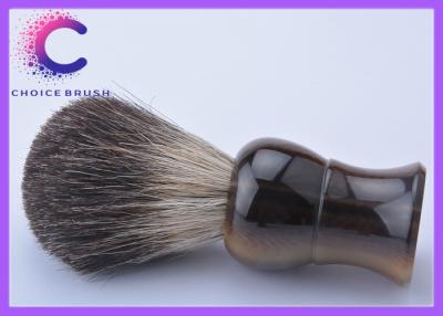 China Professional Travel  Black Badger Shaving Brush / cleaning shaving brush for sale