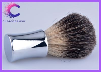 China Custom Shaving Brush colorfule metal handle and black badger shaving brushes for sale