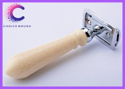 China Custom Double Edged Safety Razor with ivory handle , butterfly razor sharpener for sale