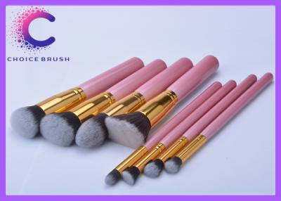 China Cute high end Soft pink makeup brush sets , makeup tools set for sale