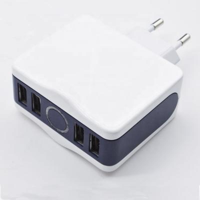 China Hot Selling Mobile Phone/Ipad/Camera/PDA/MP3 2022 Wall Charger for Travel and Home 25W USB Multi Port Charger for sale