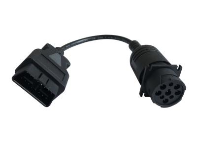 China Deutsch 9 Pin J1939 Male to J1962 OBD2 OBDII Male CAN Bus Cable for sale