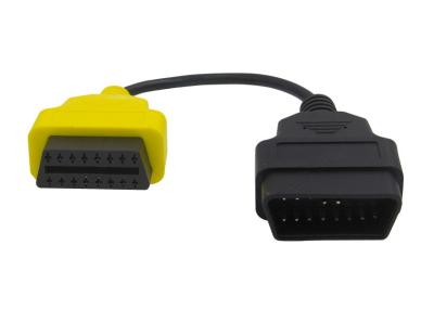 Chine Mâle jaune de Pin J1962 d'OBD2 OBDII 16 à l'extension femelle autour du câble à vendre