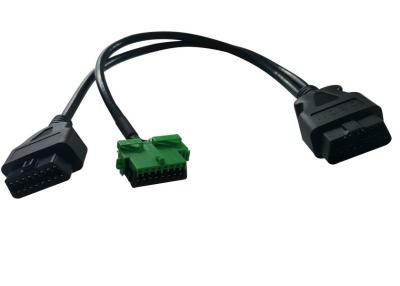 China OBD2 OBDII Male to Peugeot and Citroen OBD2 Female and OBD2 Female Y Cable for sale