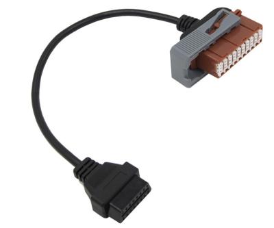 China Hembra de OBD2 OBDII al cable del conector del Pin OBD1 del PSA 30 para los coches de Peugeot Citroen en venta