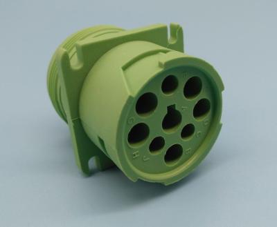 China Green Type 2 Deutsch 9 Pin J1939 Male Plug Connector with 9 PCS of Pins for sale