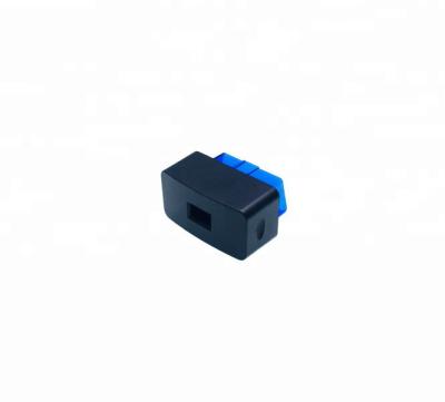 China OBD2 OBDII Enclosure with J1962 OBD2 Male Connector and USB Cut-out for sale