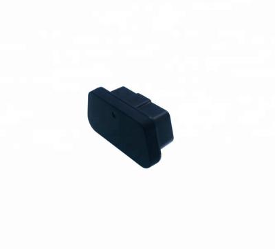 China Mini OBD2 OBDII Enclosure with 16 Pin J1962 OBD2 Male Plug Connector for sale