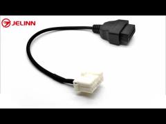 12 Pin to OBD 2 OBDII Diagnostic Cable 12Pin to 16pin OBD2 Wire Harness for Tesla Model S Year 2015