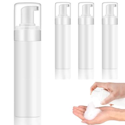 China Non Spill Wholesale 28/410 White Plastic Outer Spring Soap Dispenser Hand Foam Pump Plastic Liquid Bottles for sale