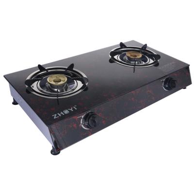 China Hotel two burners low price high power cooktops kitchen appliances gas stove for sale