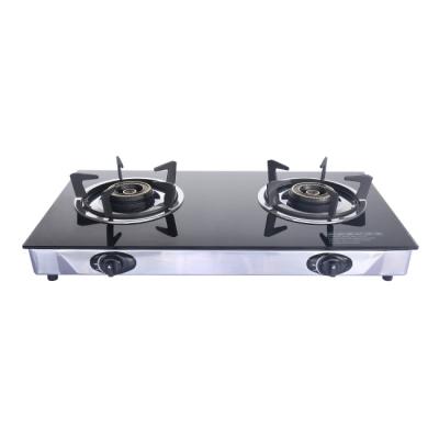 China Wholesale High Quality Cheap Indoor Hotel 2 Burner Restaurant Cooking Gas Stove Top for sale