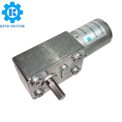 Chine moteur 24v, moteur d'engrenage à vis sans fin de C.C 15KgCm d'engrenage à vis sans fin 60g avec l'encodeur à vendre