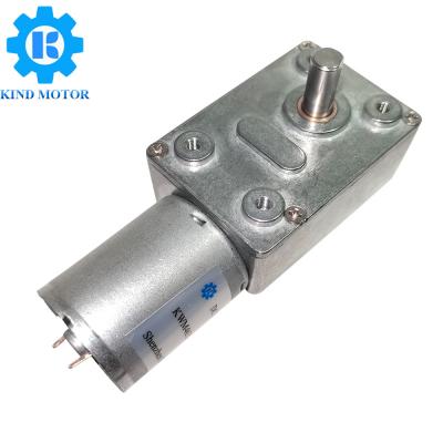 Chine 90 moteur 10.5A d'engrenage à vis sans fin de C.C du degré 12v avec la boîte de vitesse de réduction à vendre